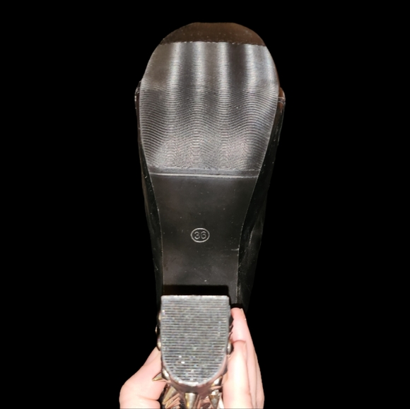 Jojo Cat Black Platform Studded Booties - Picture 6 of 16